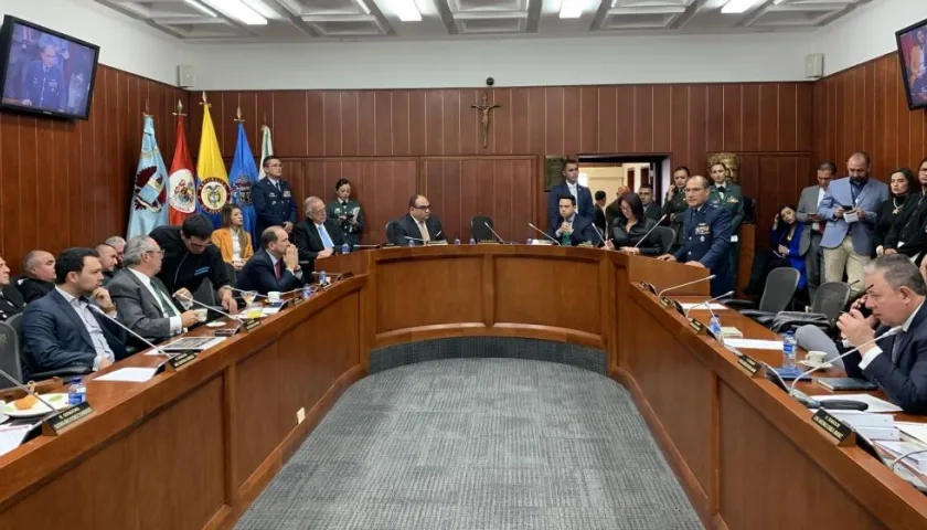 Sesión de la Comisión Segunda del Senado