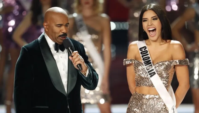 El presentador Steve Harvey. 