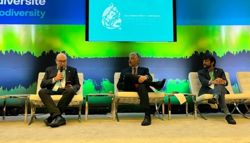 El alcalde Jaime Pumarejo en la COP-15