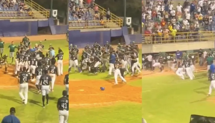 Imágenes de la pelea.