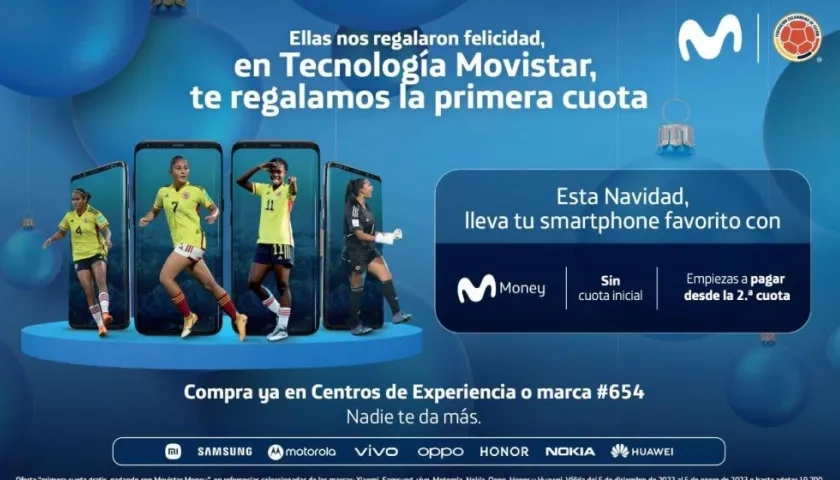 La financiación se hace a través de Movistar Money. 