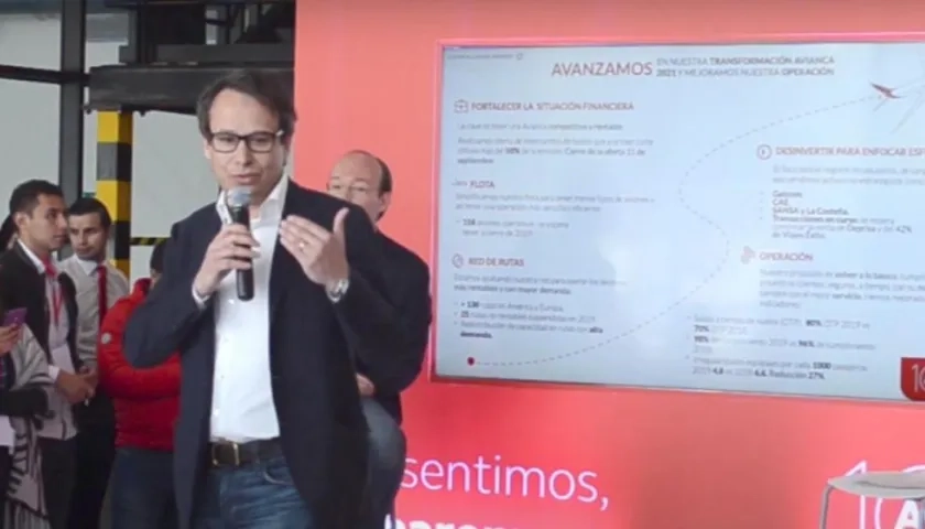 Adrián Neuhause, presidente de Avianca.
