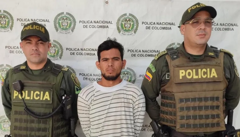 Luis David González Marín, el capturado.