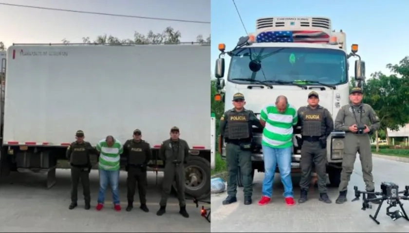 El hombre capturado por las autoridades.