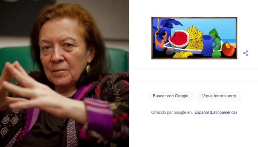 La pintora Ana Mercedes Hoyos y su obra artística. 