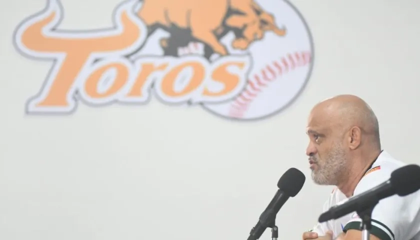 Mendy López, mánager de Toros de Sincelejo.