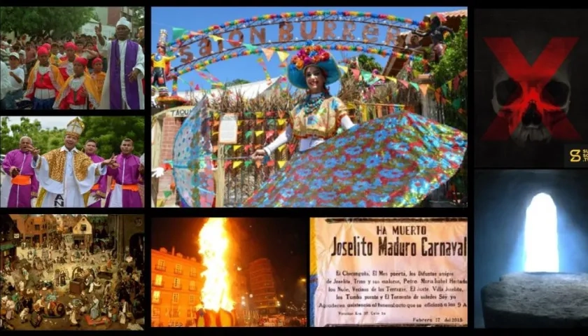 Muchos especialistas relacionan el tema carnavalero con la religión. 