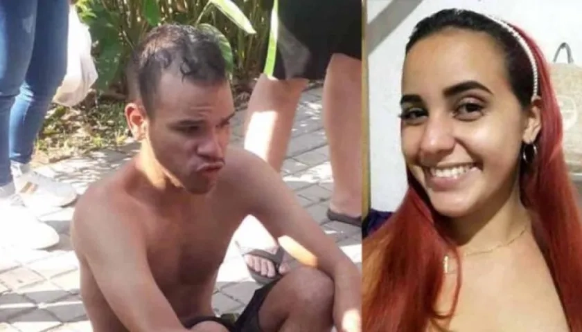 Diogene Junior Altahona Sulbarán y su pareja Luiselen Michelle Rodríguez Linares.