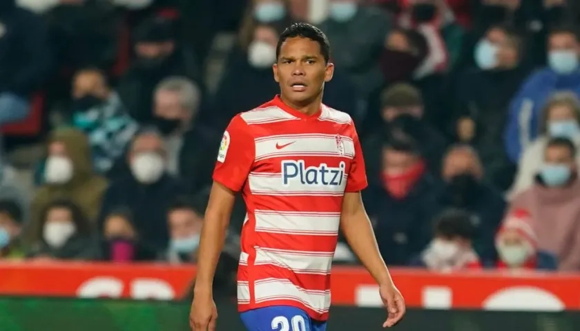 Carlos Bacca, delantero porteño. 