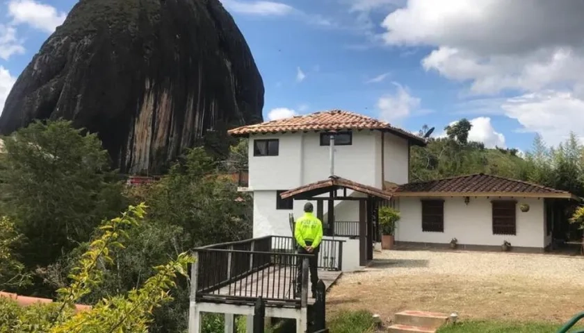 Una de las propiedades embargadas.