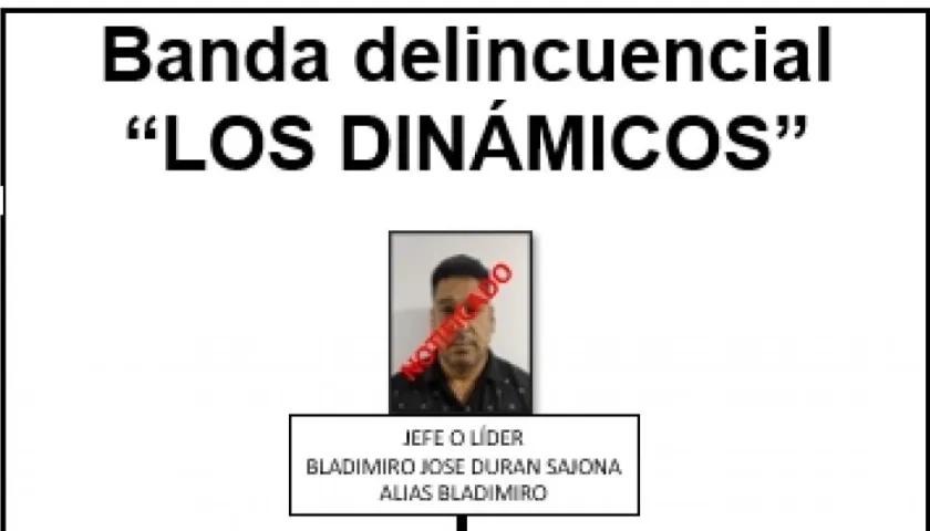 Alias 'Bladimiro', jefe de la banda.