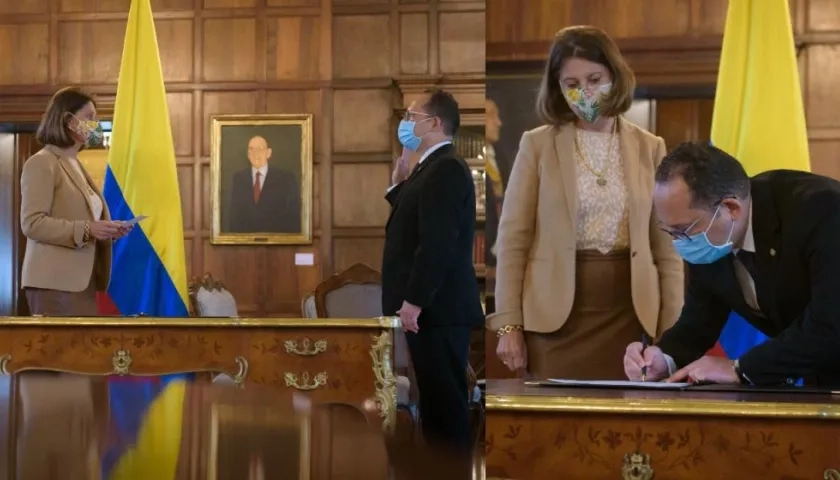 Héctor Arenas Neira se posesionó como embajador en Rusia ante la Vicepresidenta y Canciller Marta Lucía Ramírez.