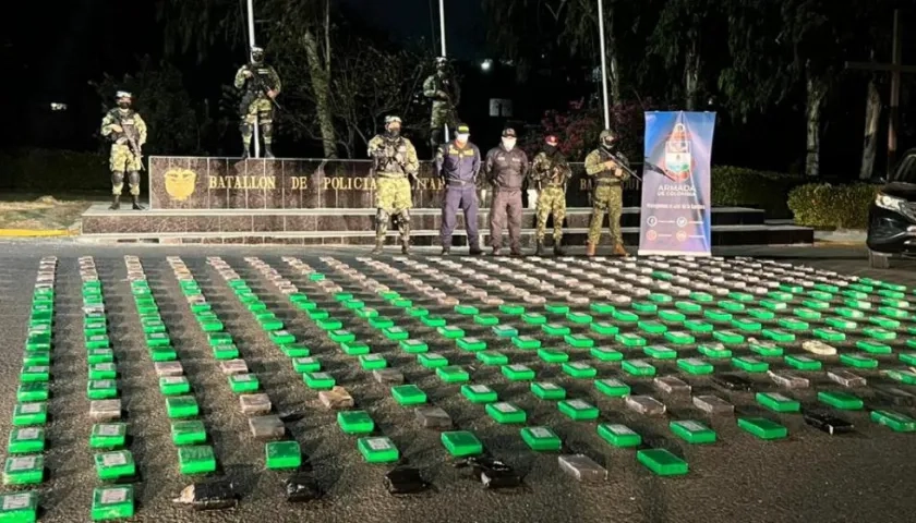 Droga hallada en conjunto residencial del norte de Barranquilla. 