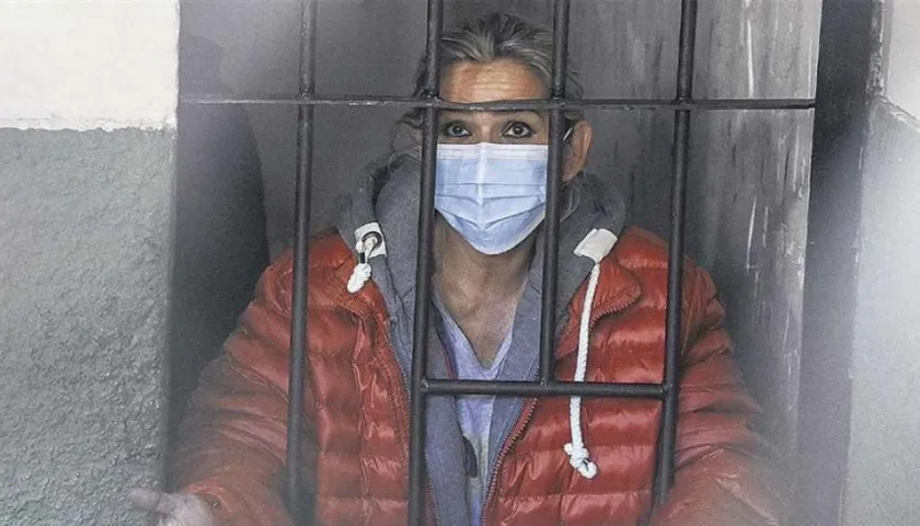 La expresidenta transitoria de Bolivia, Jeanine Áñez.