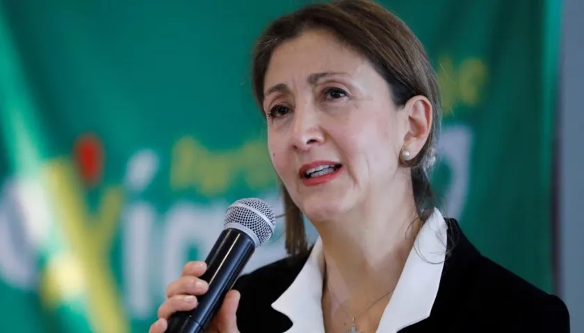 Íngrid Betancourt, aspirante presidencial.