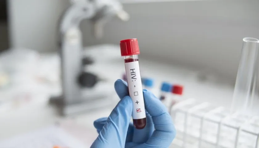 Laboratorio de virus VIH.