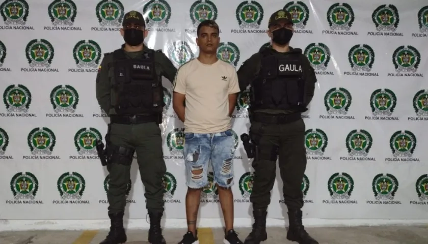 'Mello Anthony', capturado por el Gaula en Malambo,