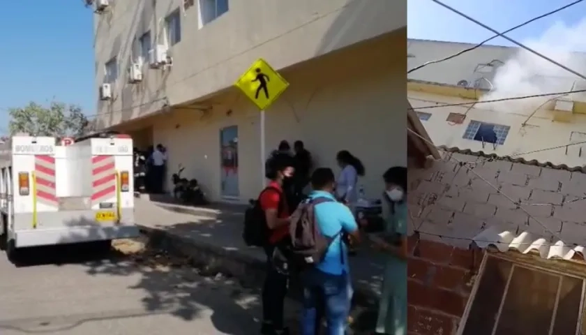 Imágenes de la emergencia.