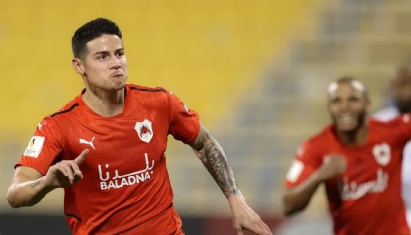 James Rodríguez, futbolista colombiano.