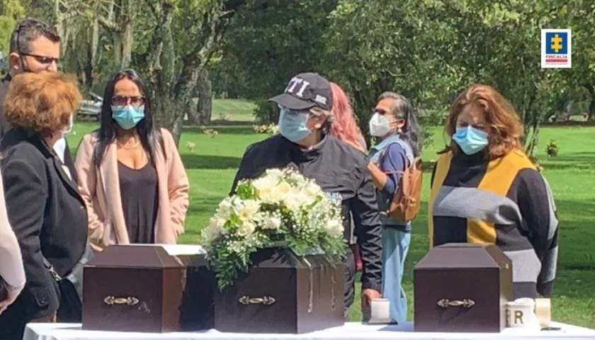 Ceremonia de entrega restos de  María Teresa Barrios Rodríguez.