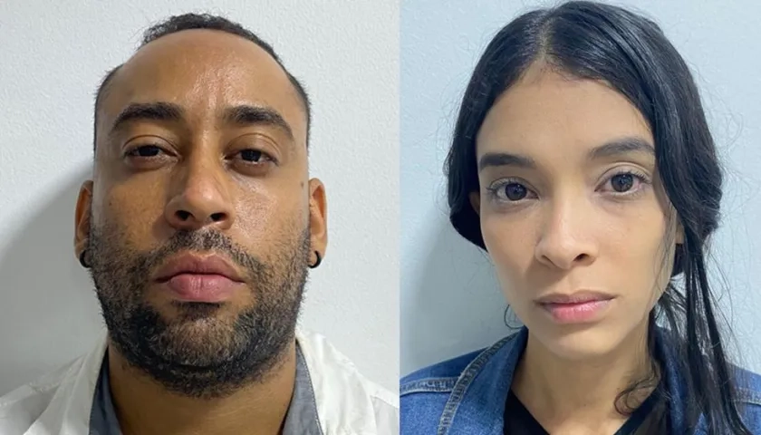 Alias 'El Veneco' y la 'Barby'.