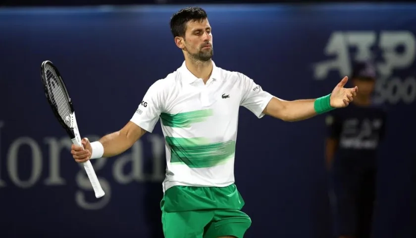 Novak Djokovic, tenista serbio. 