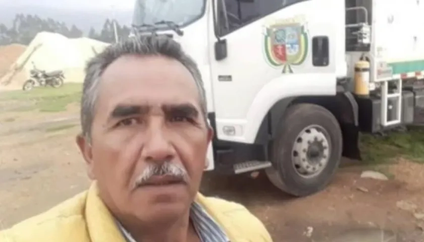 Hildebrando Rivera, conductor linchado.