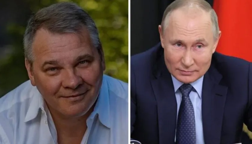 El empresario ruso Alex Konanykhin y Vladimir Putin