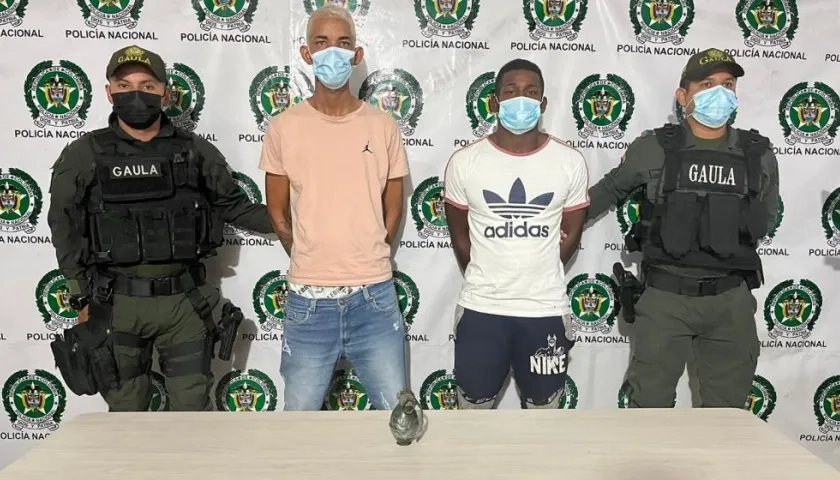 Oscar Lugo Hernández, alias 'Oscarito', y Daniel Caridad Peroso, alias 'El Negro'.