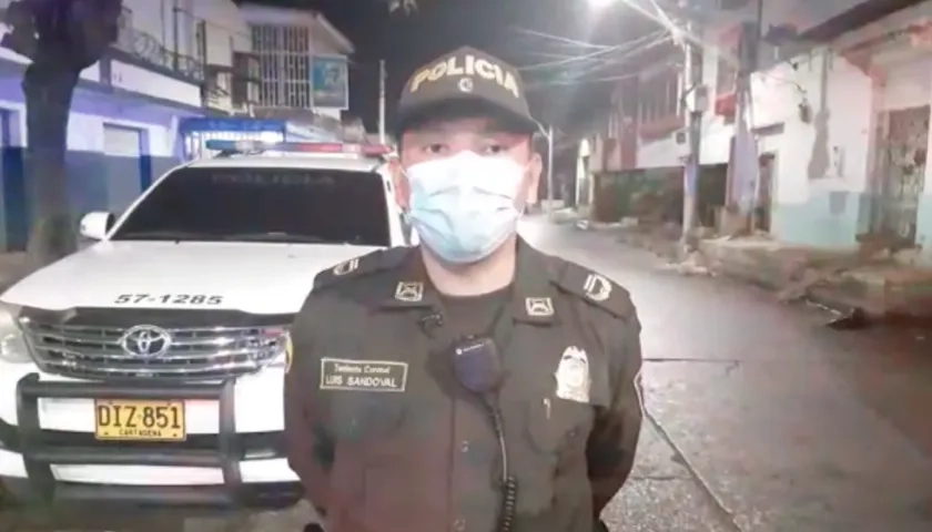 Luis Sandoval, comandante operativo de la Mebar.