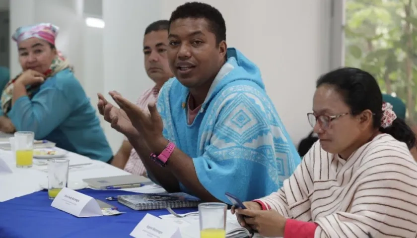 El candidato Jhon Fredy Bocanegra.