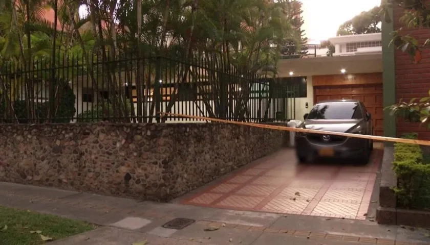 Escena del homicidio.