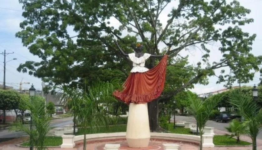 Un aspecto del 'Paseo de la Cultura', en Barrancabermeja.