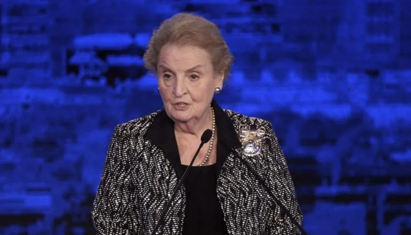 Madeleine Albright.