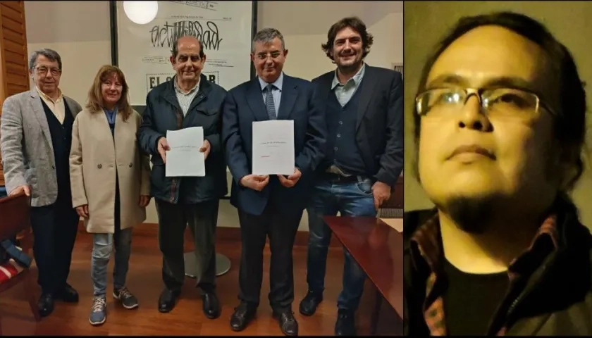 Jurado del Premio de Poesía Miguel Hernández que ganó el colombiano Henry Gómez.