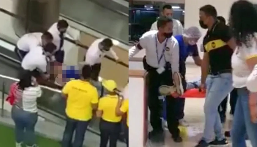 Imágenes del suceso.