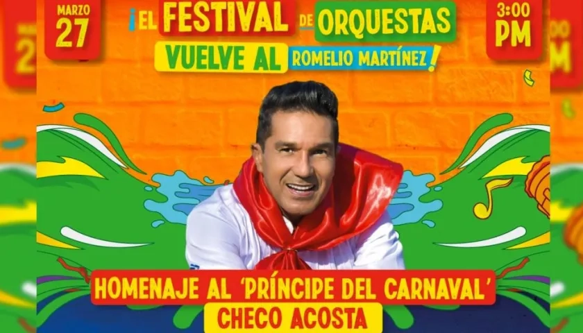 Checo Acosta, cantante soledeño.