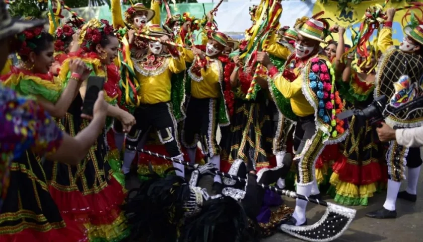 Momento en el que la muerte es vencida por el Garabato.