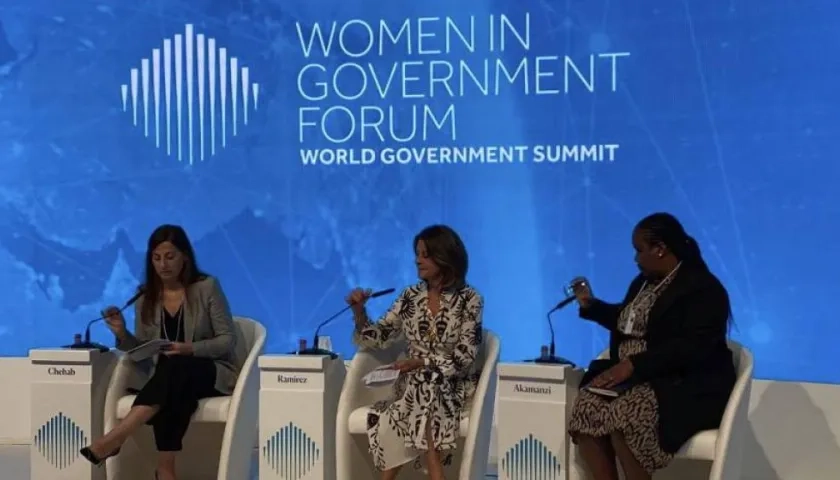 Marta Lucía Ramírez, en Dubái.