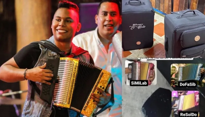 El acordeonero guajiro Edgardo Bolaño denunció el robo de 4 acordeones.