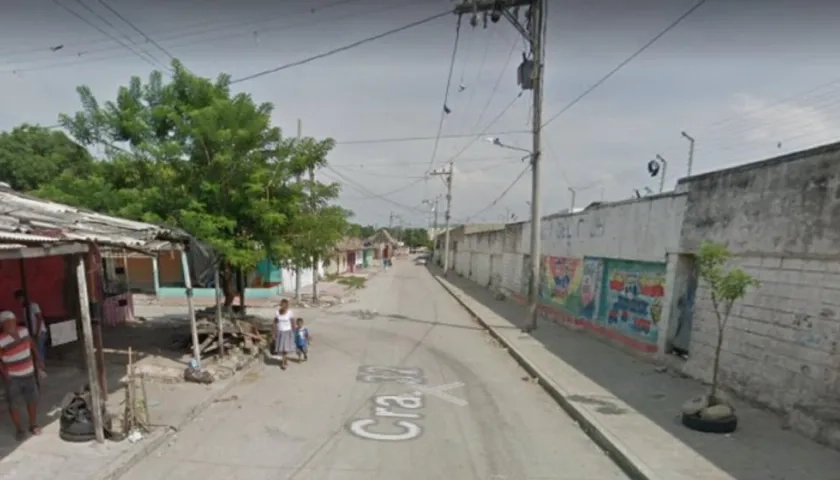 Calle 21 con carrera 32, lugar de los hechos. 