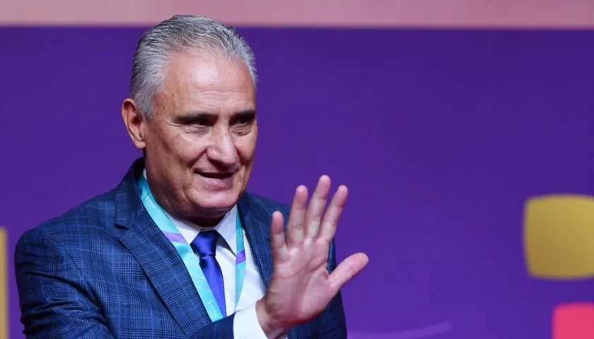 Tite, técnico de Brasil. 