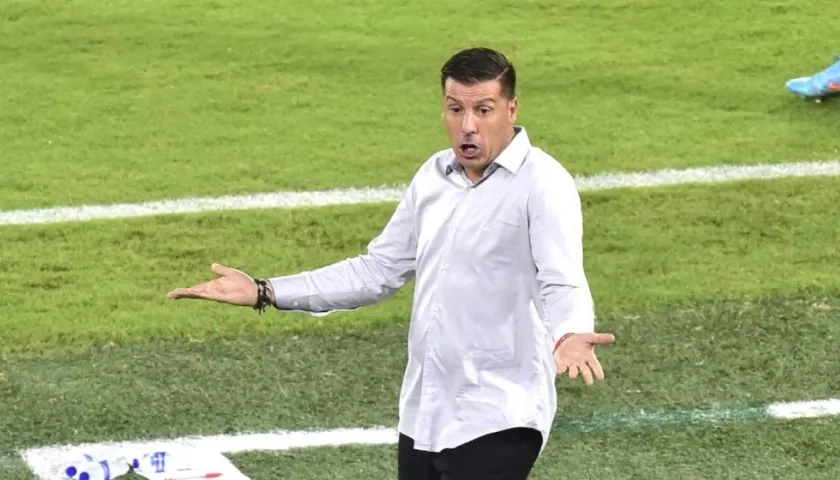 Juan Cruz Real, DT del Junior.