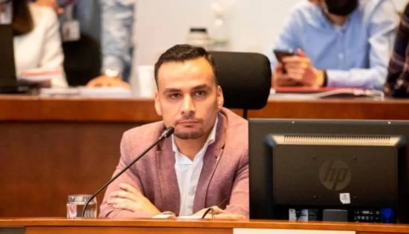 Lucas Cañas Jaramillo, presidente del Concejo de Medellín.