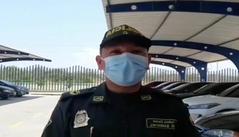 Teniente Coronel Luis Sandoval. 