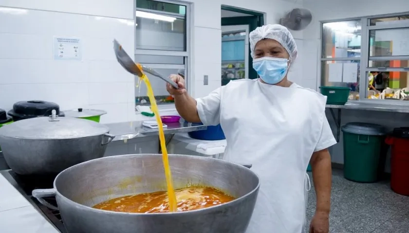 Cocina de la IED María Cano.