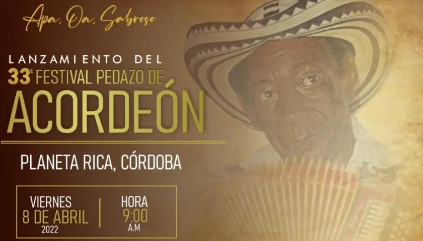 El evento que se realiza en El Paso, Cesar, será lanzado este viernes 8 de abril en Planeta Rica, Córdoba.