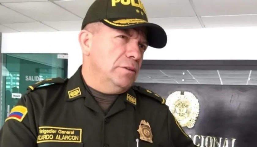 El mayor general Ricardo Augusto Alarcón Campos, director de Antinarcóticos de la Policía Nacional.
