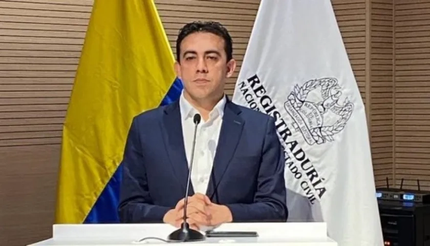 Alexander Vegas Rocha, Registrador Nacional.