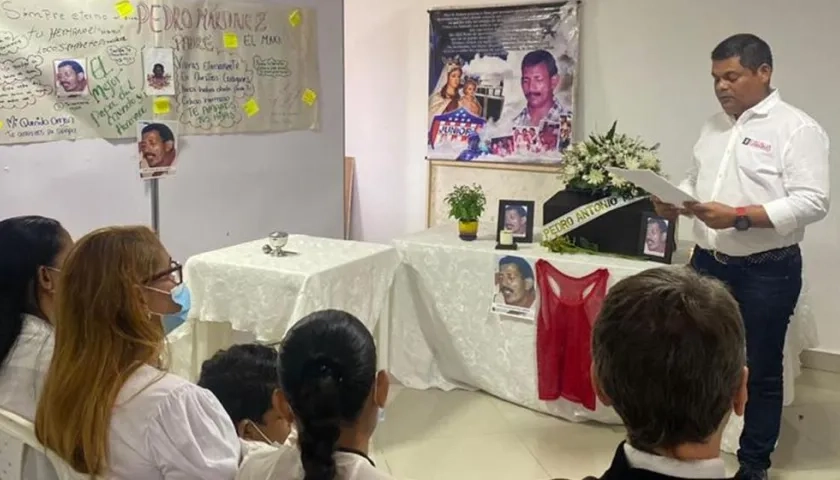 Entrega de restos óseos de Pedro Martínez Gamero